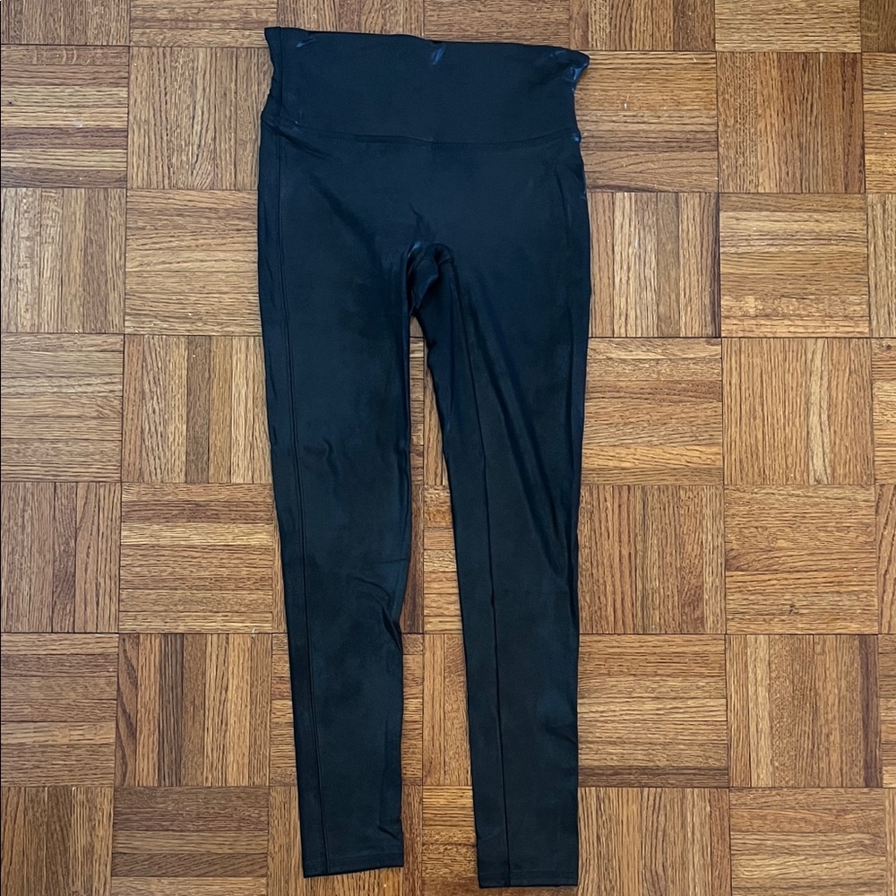 🦄Spanx Faux Leather Black High-Waisted Leggings